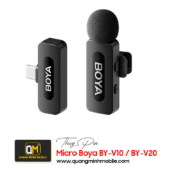 Thay Pin microphone không dây Boya BY-V10/BY-V20