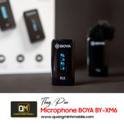 thay pin micro boya by xm6