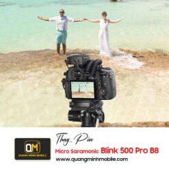 thay pin micro saramonic blink 500 pro b8 gia re