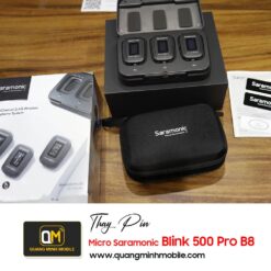 thay pin micro saramonic blink 500 pro b8