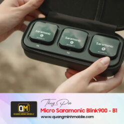 Thay pin micro saramonic blink900 b1 giá rẻ