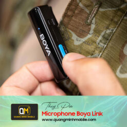 Thay pin microphone boya link giá rẻ