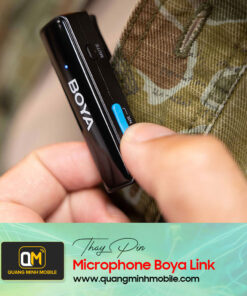 Thay pin microphone boya link giá rẻ