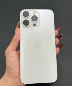 iPhone 15 Pro Max 256GB (LL/A) - White Titanium - Cũ đẹp 98%