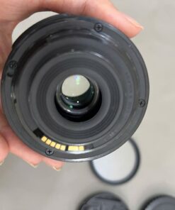 Máy Ảnh Canon 200D Kèm Lens 18-55mm Đen – Cảm Ứng 10 canon 200d kem lens kit 18 55mm den cu 2