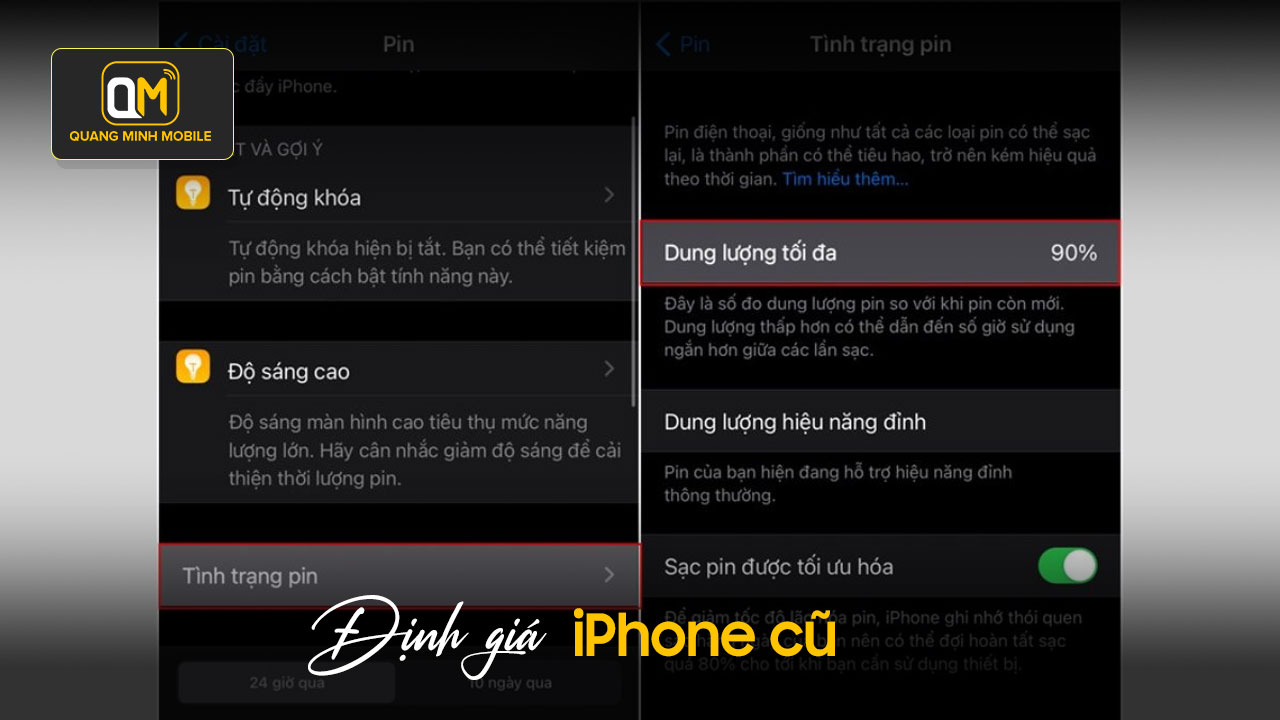 kiem tra pin iphone