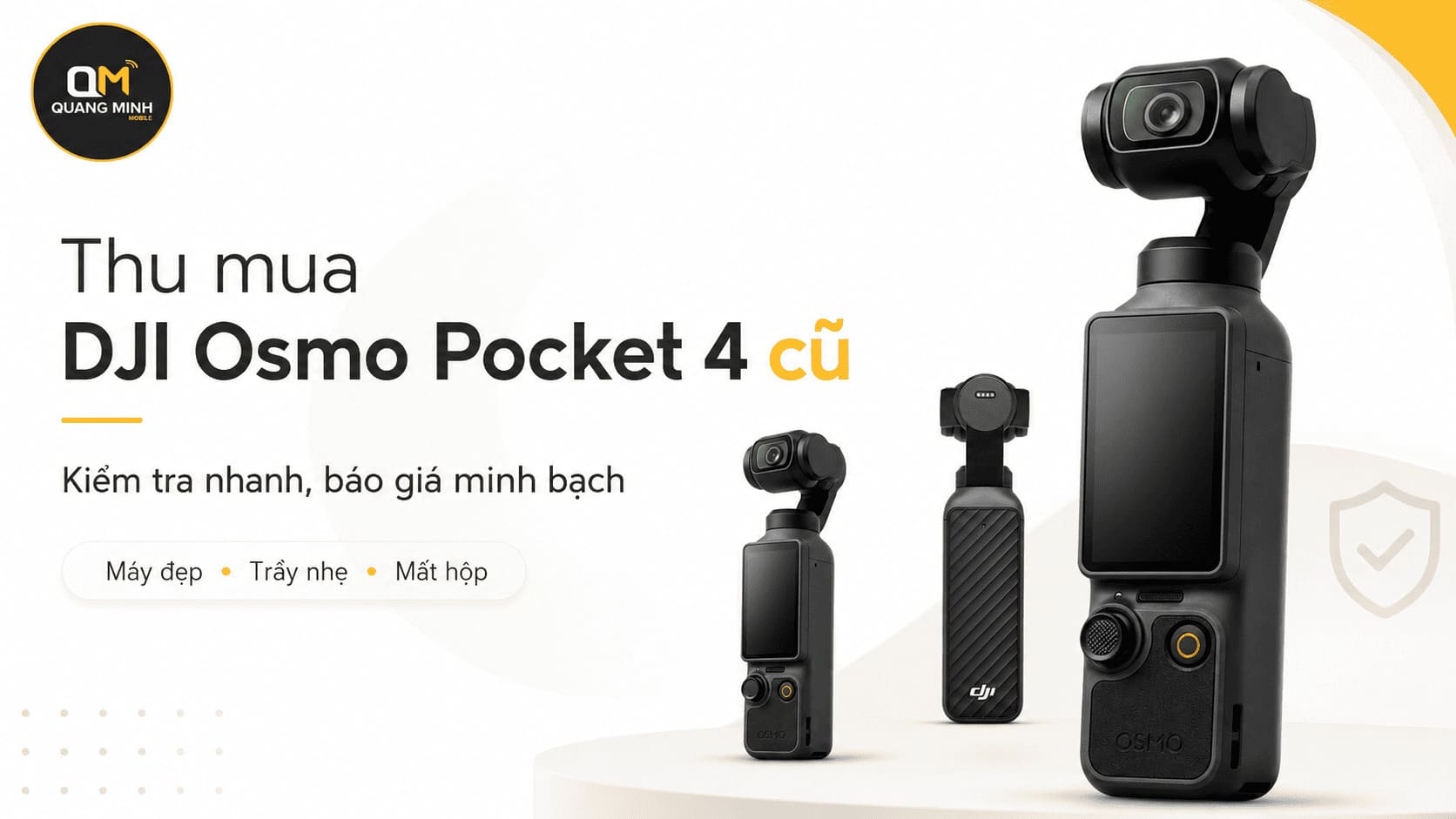 Thu mua dji osmo pocket 4 cũ